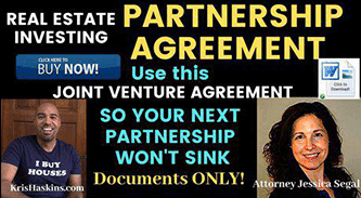 Kris Haskins & Attorney Jessica Segal - Joint Venture/Partnership Agreement Documents