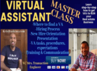 Kris Hawkins - Virtual Assistant Master Class for Real Estate Investors