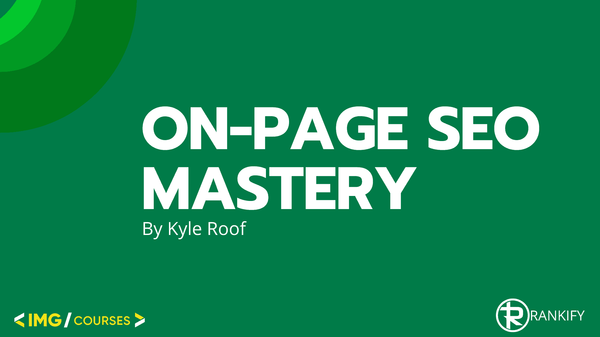On Page SEO - Kyle Roof