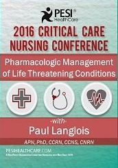 Pharmacological Management of Life Threatening Conditions - Dr. Paul Langlois