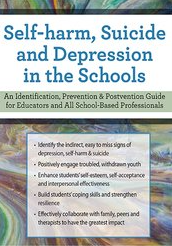 Self-Harm, Suicide and Depression in the Schools - John Bearoff