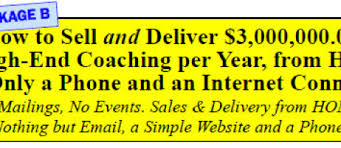 Tom Orent - How to Sell $3M yr High End Coaching