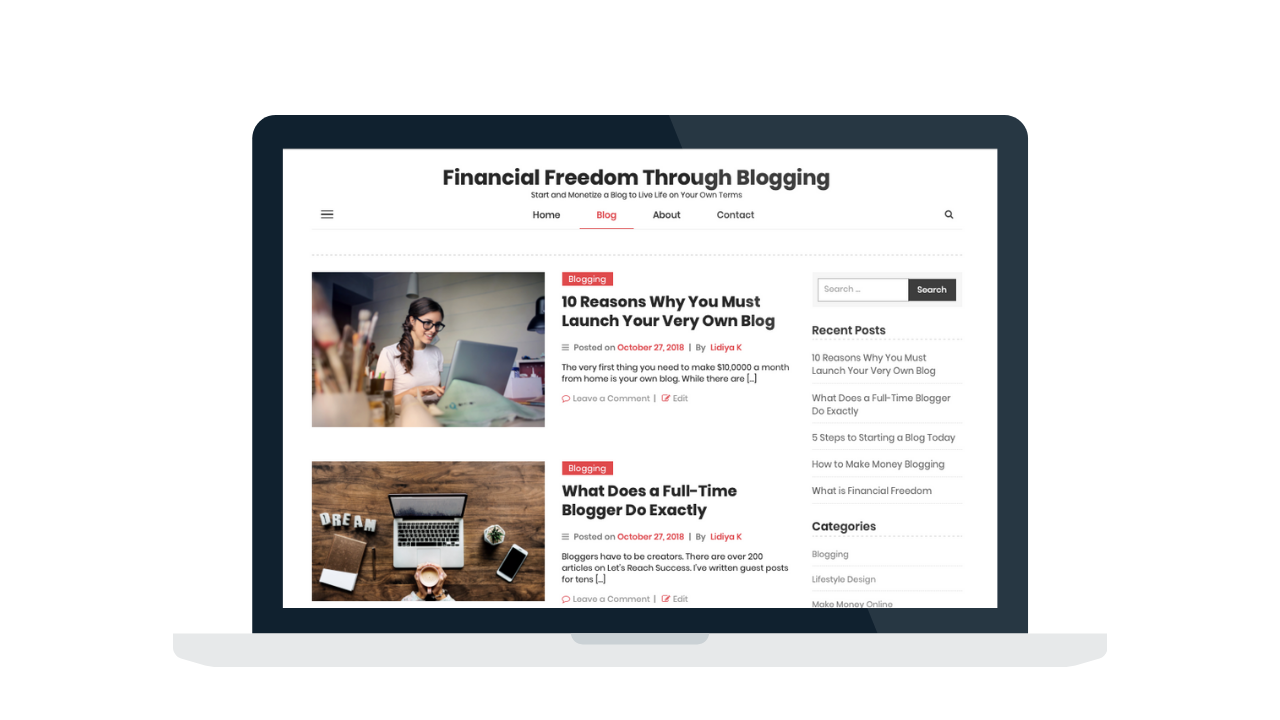 Anonymous - Financial Freedom Through Blogging