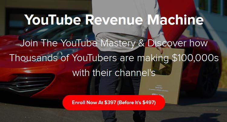 David Vlas - YouTube Revenue Machine Making 6 Figures A Year