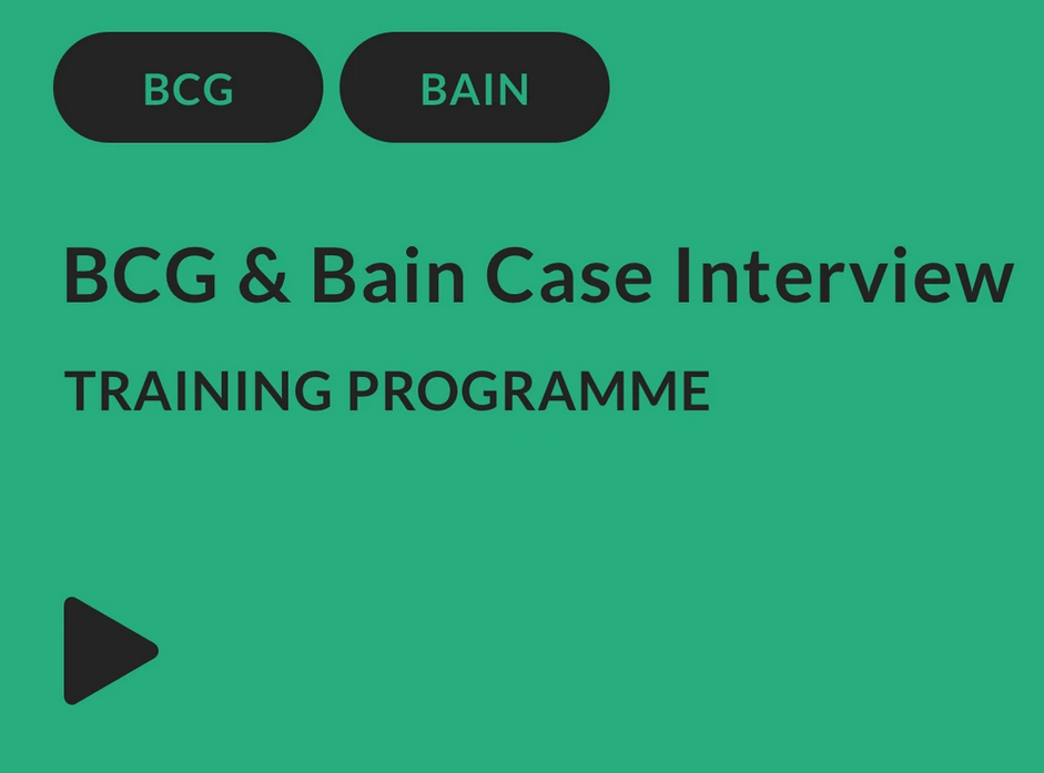 IGotanOffer - BCG and Bain Case Interview Training Programme
