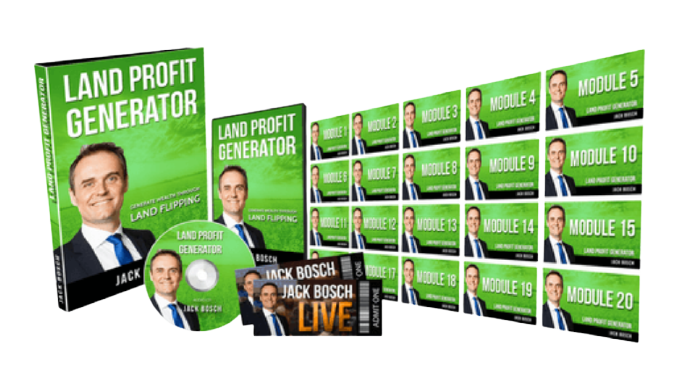 Jack Bosch - Land Profit Generator (Home Study Course) [Real Estate]