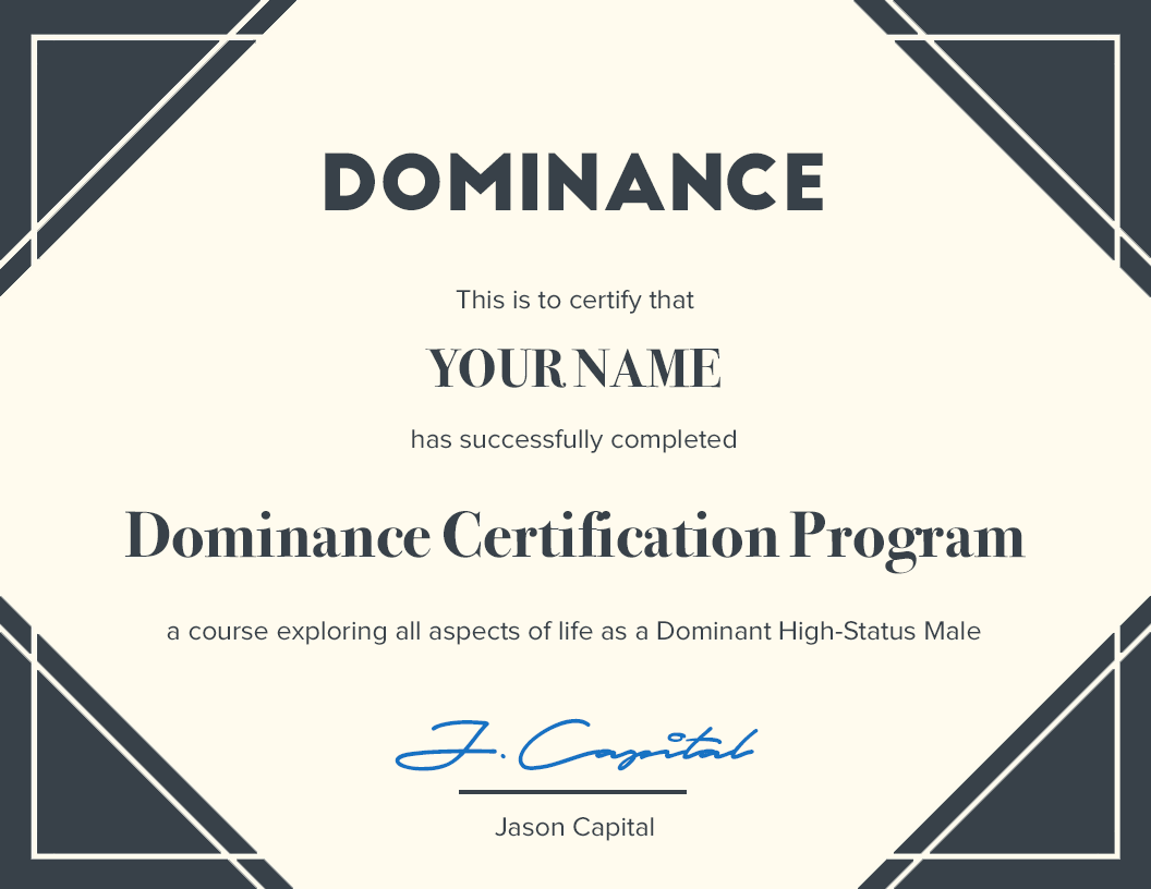 Jason Capital - Dominance Certification Program