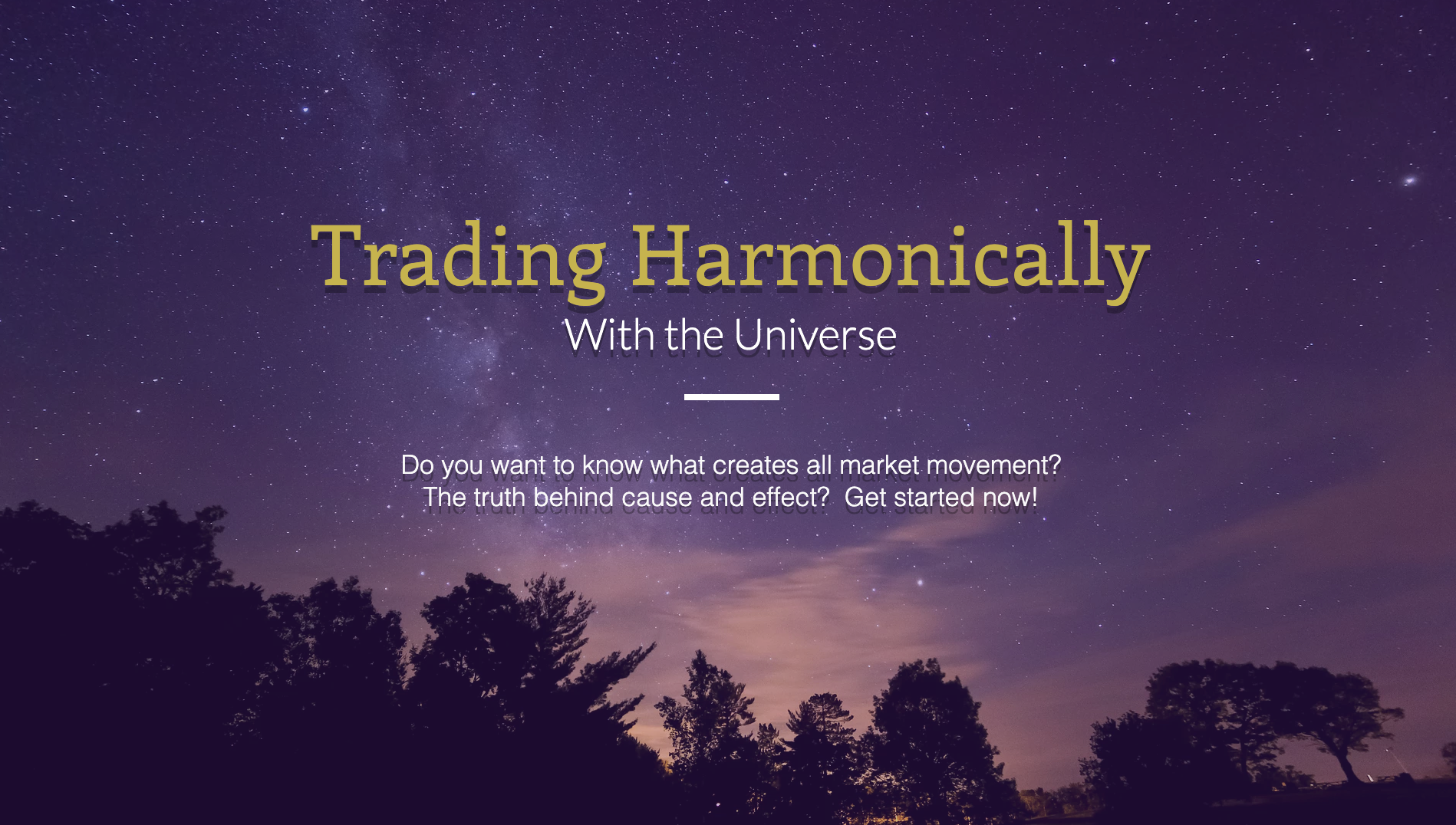 John Jace - Trading Harmonically with the Universe