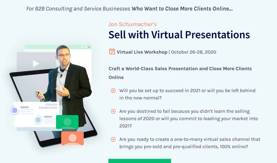 Jon Schumacher - Sell with Virtual Presentations