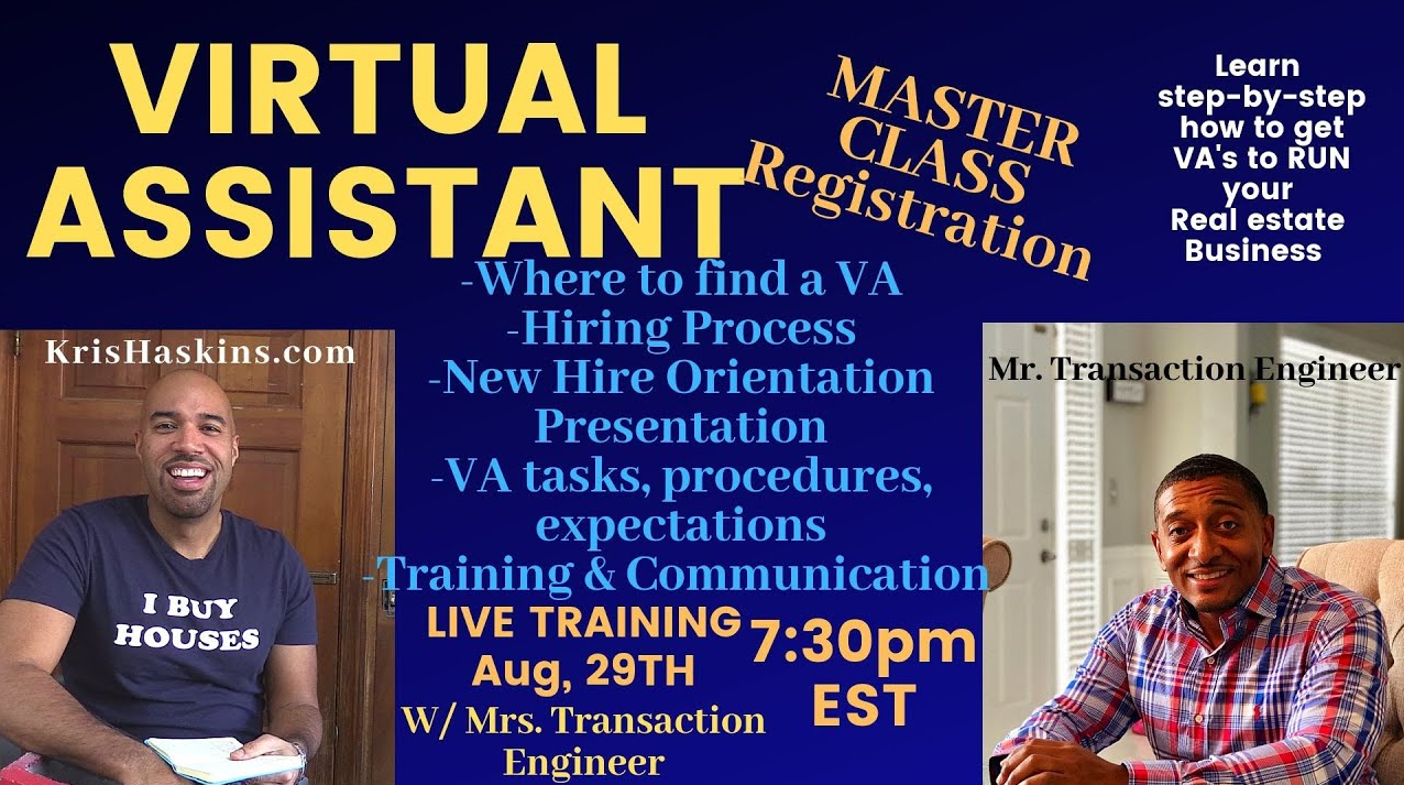 Kris Haskins & Transaction Engineer - Virtual Assistant Masterclass
