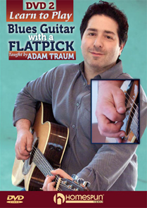 Adam Traum - Learn to Play Blues Guitar with a Flatpick Vol 2