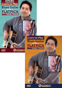 Adam Traum - Learn to Play Blues Guitar with a Flatpick - Two Volume Set