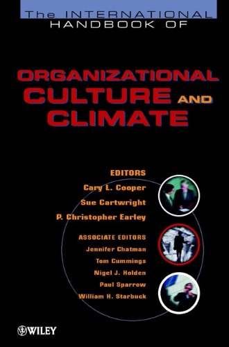 Cary Cooper & Others - The International Handbook of Organizational Culture and Climate