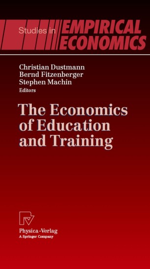 Christian Dustmann - The Economics of Education & Training
