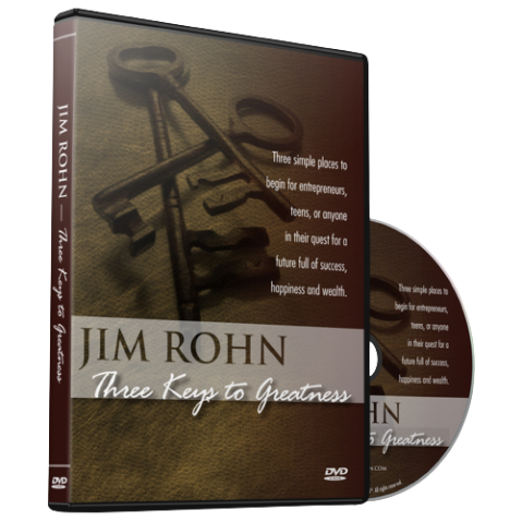 Jim Rohn - Three Keys To Greatness DVD