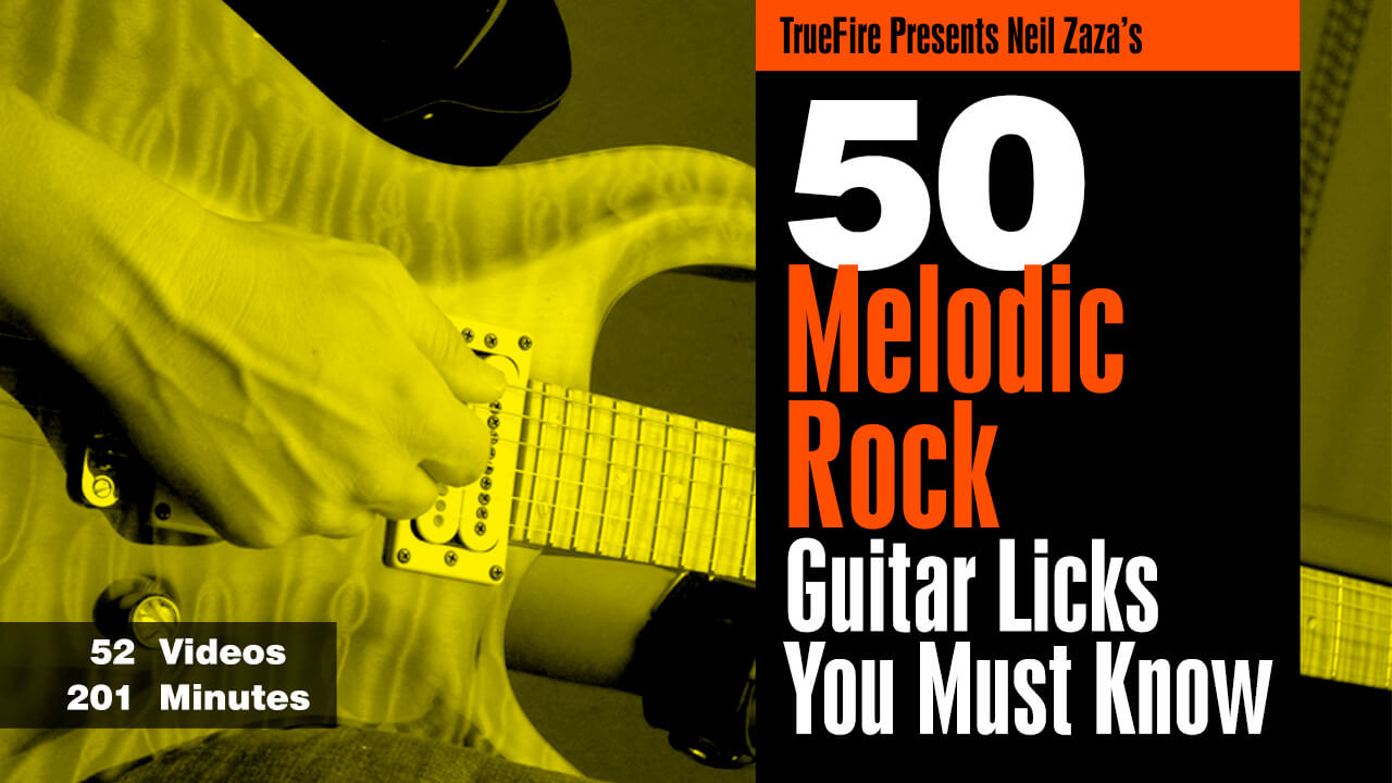 Truefire - Neil Zaza’s 50 Melodic Rock Guitar Licks You Must Know