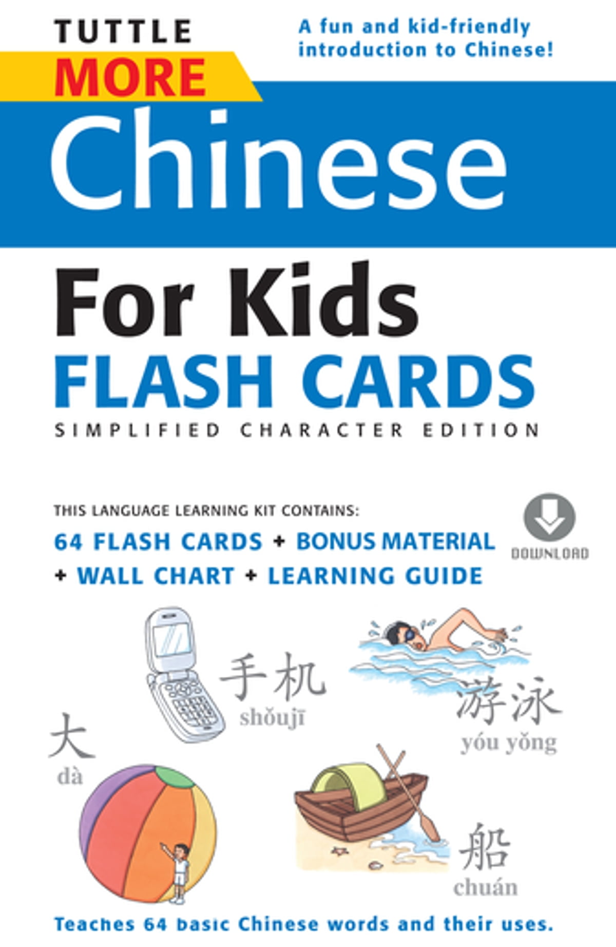 Tuttle - More Chinese for Kids Flash Cards Simplified Character