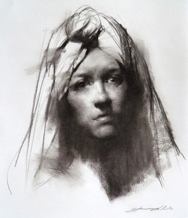 Zhaoming Wu: Drawing the Head in Charcoal