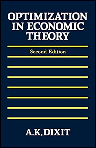 Avinash K.Dixit - Optimization in Economic Theory