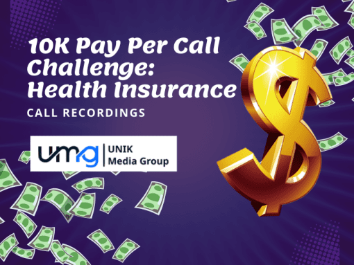 Carlos Corona Jr - 10K Pay Per Call Challenge: Health Insurance (Recordings)