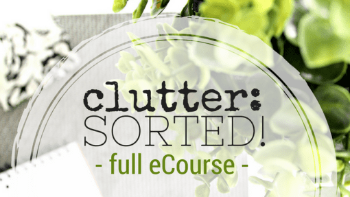 Chrissy Halton - Clutter: Sorted! - Full ecourse